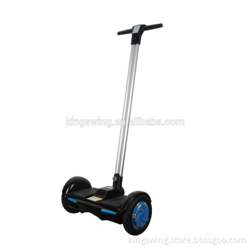Factory Best Quality 8 inch Big wheels Standing self-balancing smart scooter two wheel electric skateboard with handrail